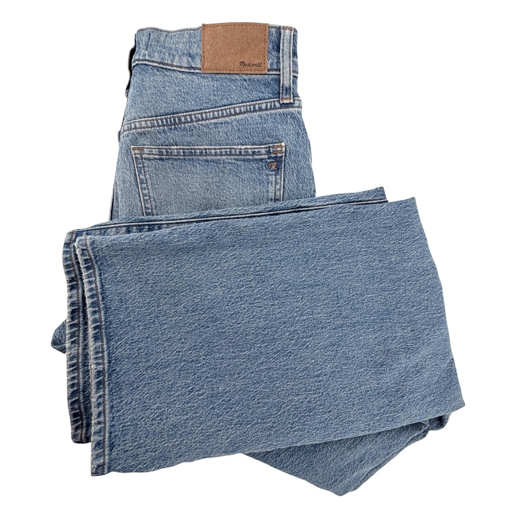 Madewell Perfect Vintage Wide Leg Jeans Womens 27T Blue Excellent DM4427 Tall
